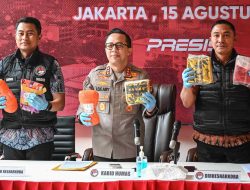 Polda Metro Jaya Tangkap Tujuh Anggota Sindikat Sabu 516 Kilogram